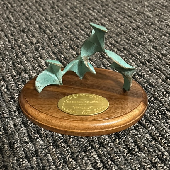 Sun Princess 1995 Inaugural Season Sculpture Four Soaring, Princess Cruise Lines - Picture 1 of 6